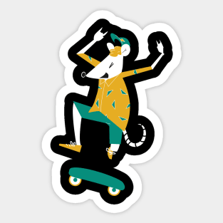 EXTREME SKATEBOARD! Sticker